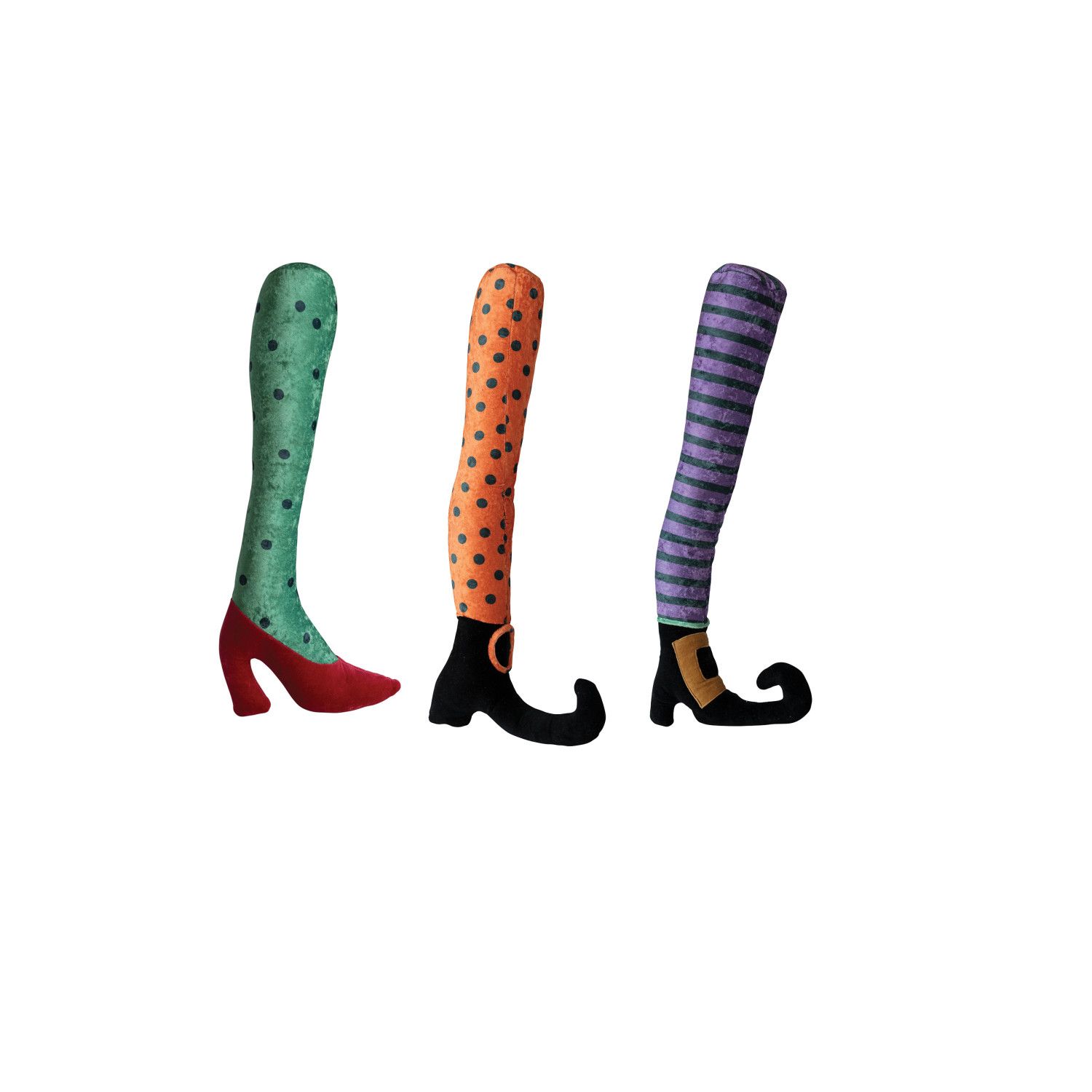 Witch Leg w/ Shoe Shaped Pillow - 3 Styles - Sold Individually
