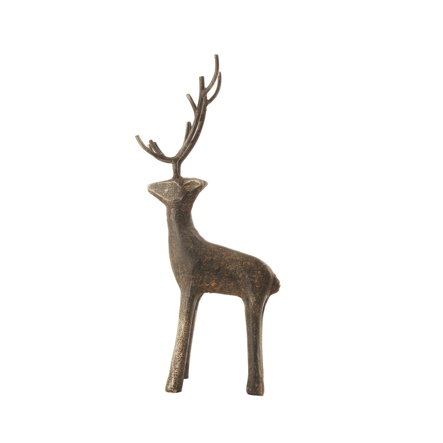 Cast Iron Standing Deer - 5" X 12"