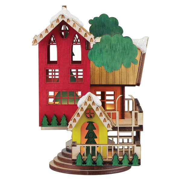 Ginger Cottage Christmas Tree House Ornament