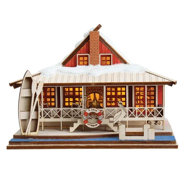 Ginger Cottage Lake House Ornament