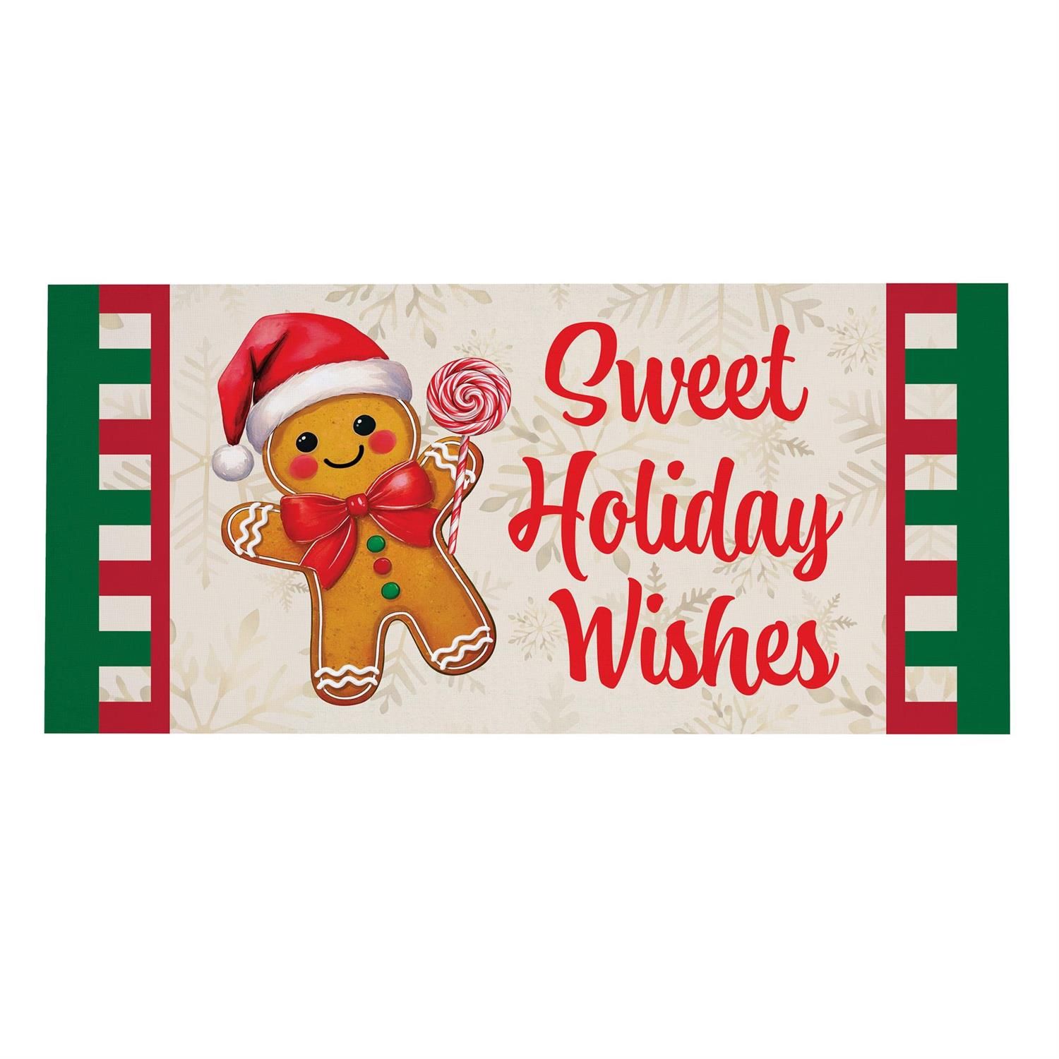 Sassafras Switch Mat - Festive Gingerbread Man