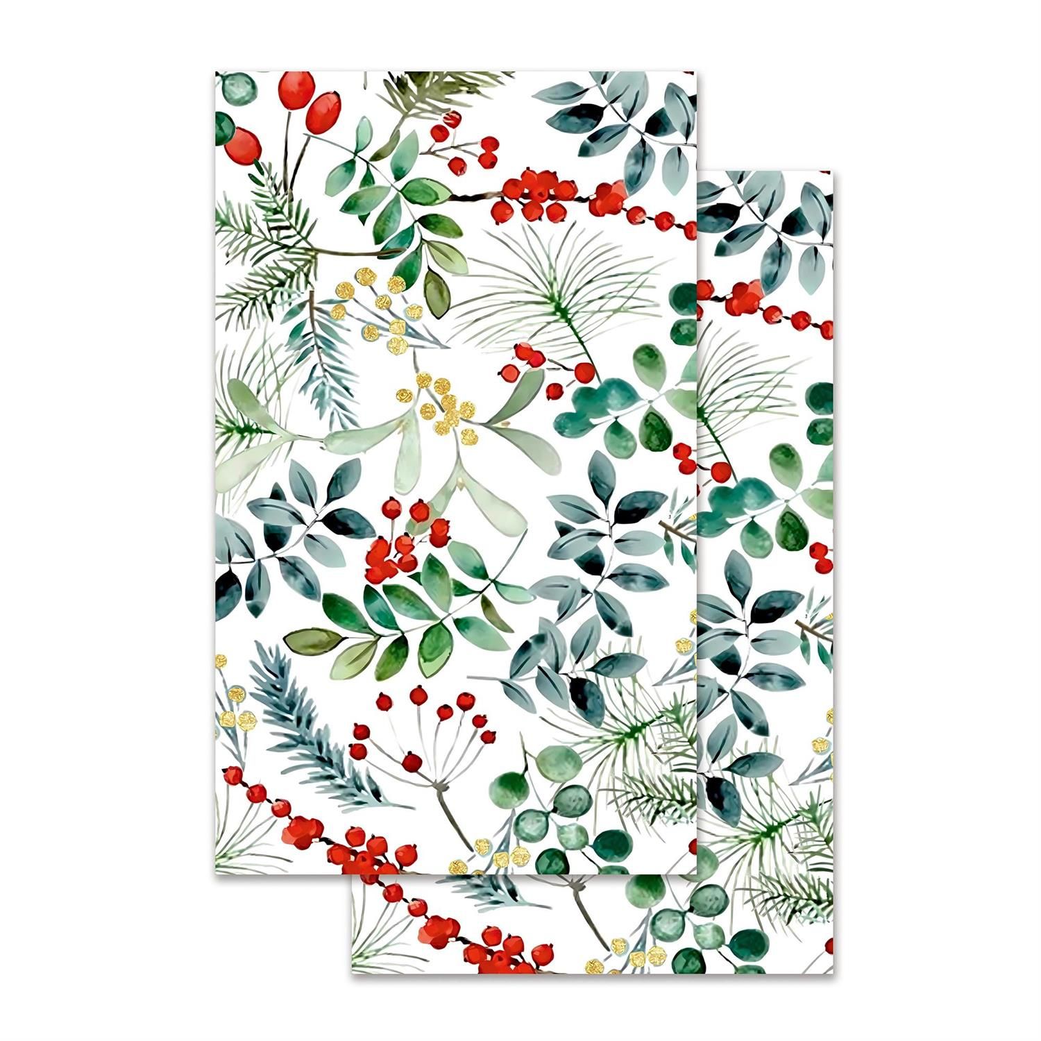 Quick Dry Kitchen Towel - Festive Foliage