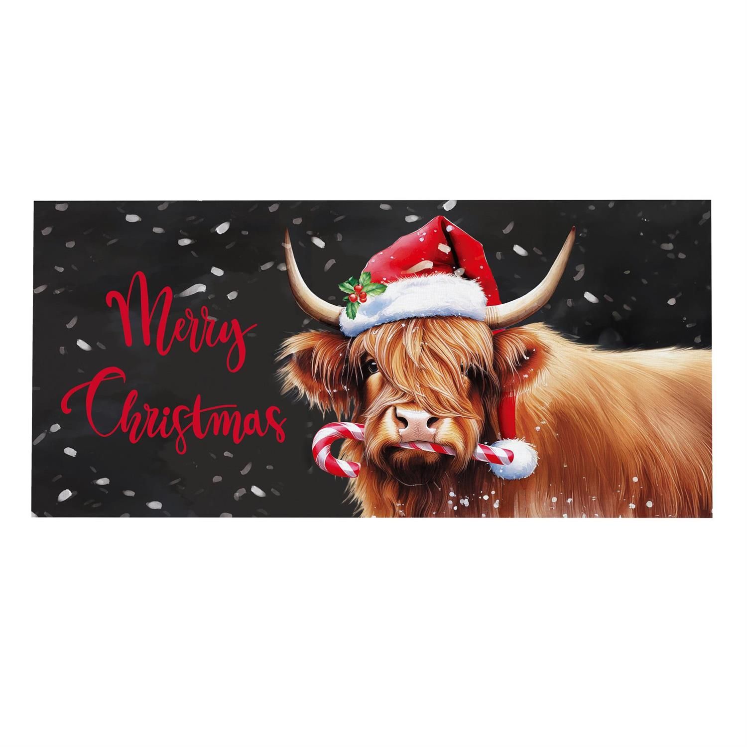 Sassafras Switch Mat - Holly Homestead Highland Cow