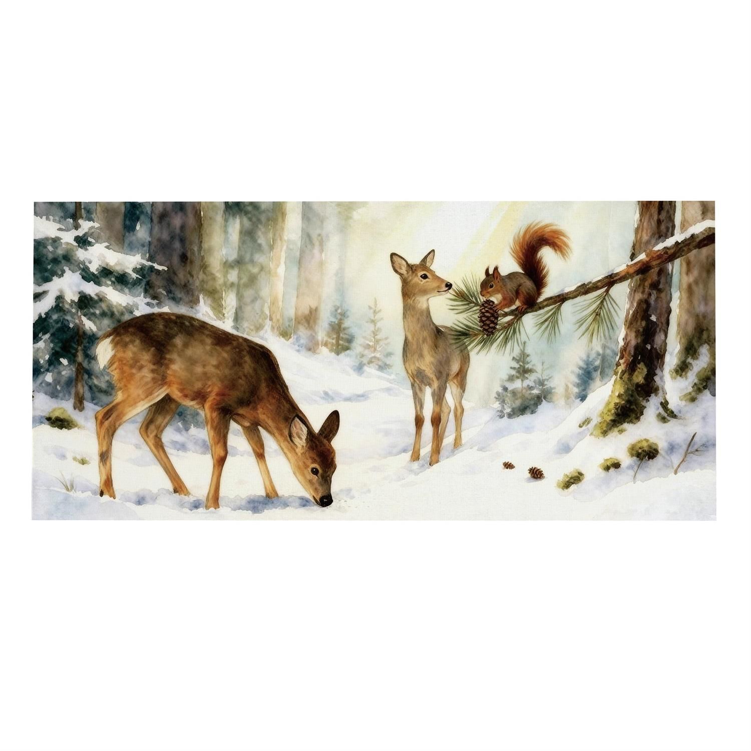 Sassafras Switch Mat - Winter Forest Friends
