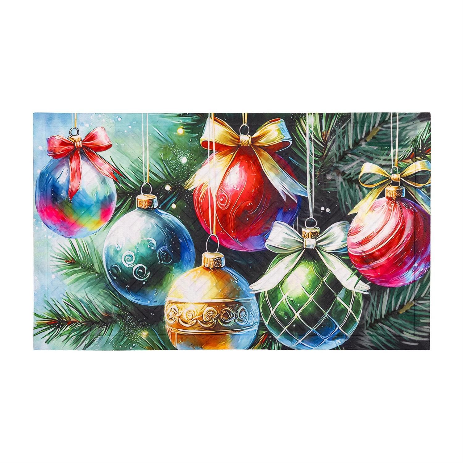 Embossed Mat - Holiday Ornaments