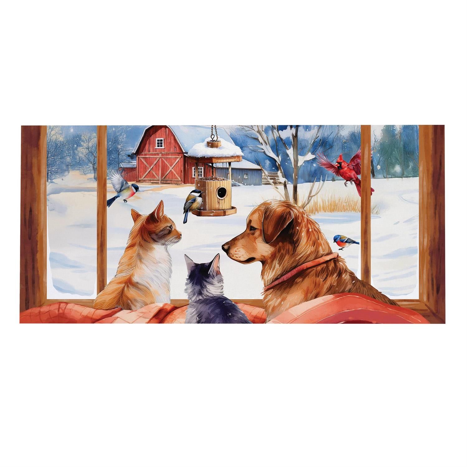 Sassafras Switch Mat - Winter Farmhouse Friends