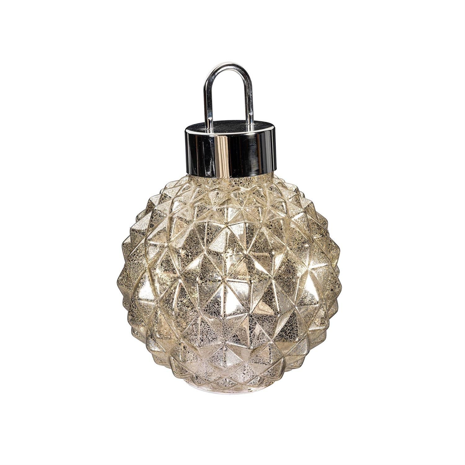 Rotating LED Ornament - 12.25" - Gold