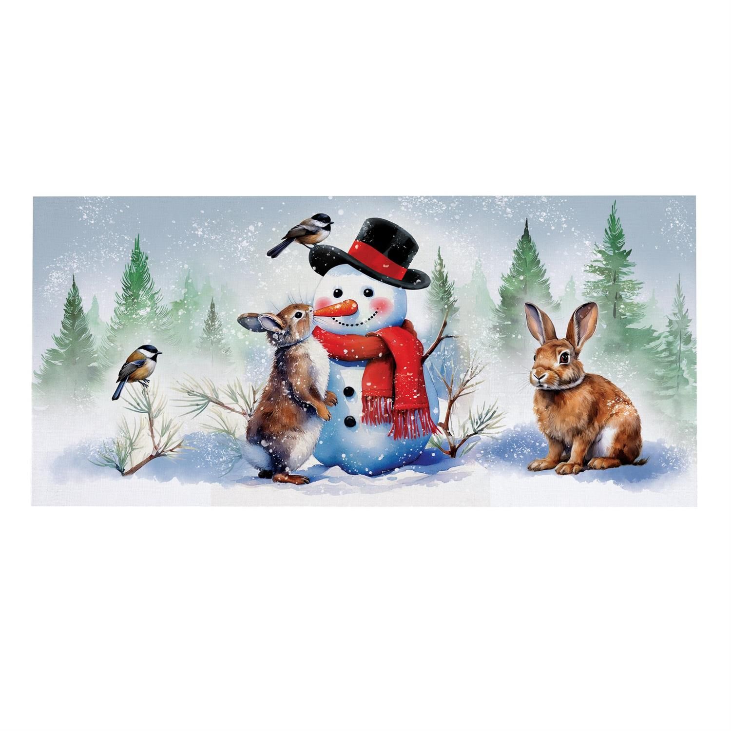Sassafras Switch Mat - Snowman &amp; Friends