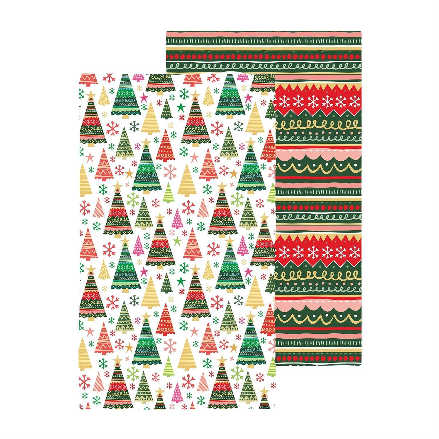 Quick Dry Kitchen Towel - Christmas Trees