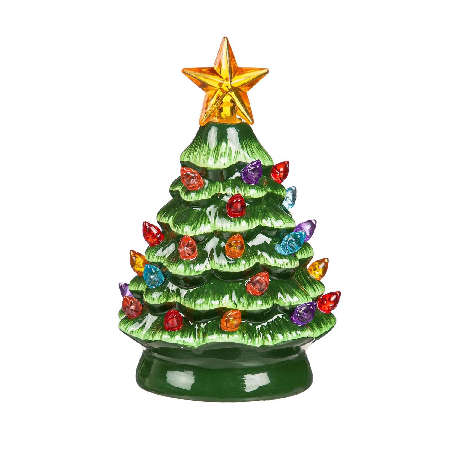 Mini Ceramic Retro Tree - 5"