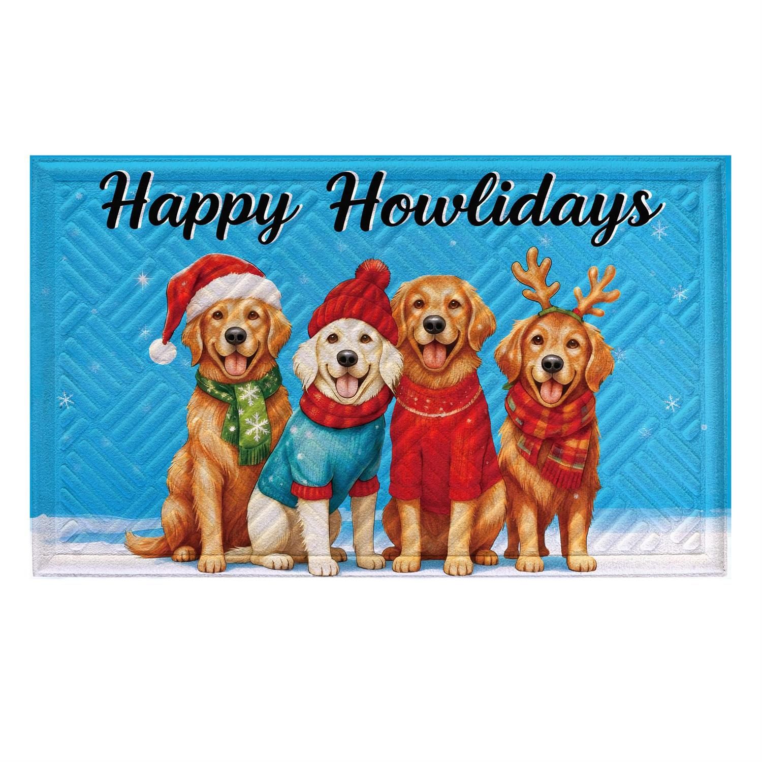 Embossed Mat - Happy Howlidays