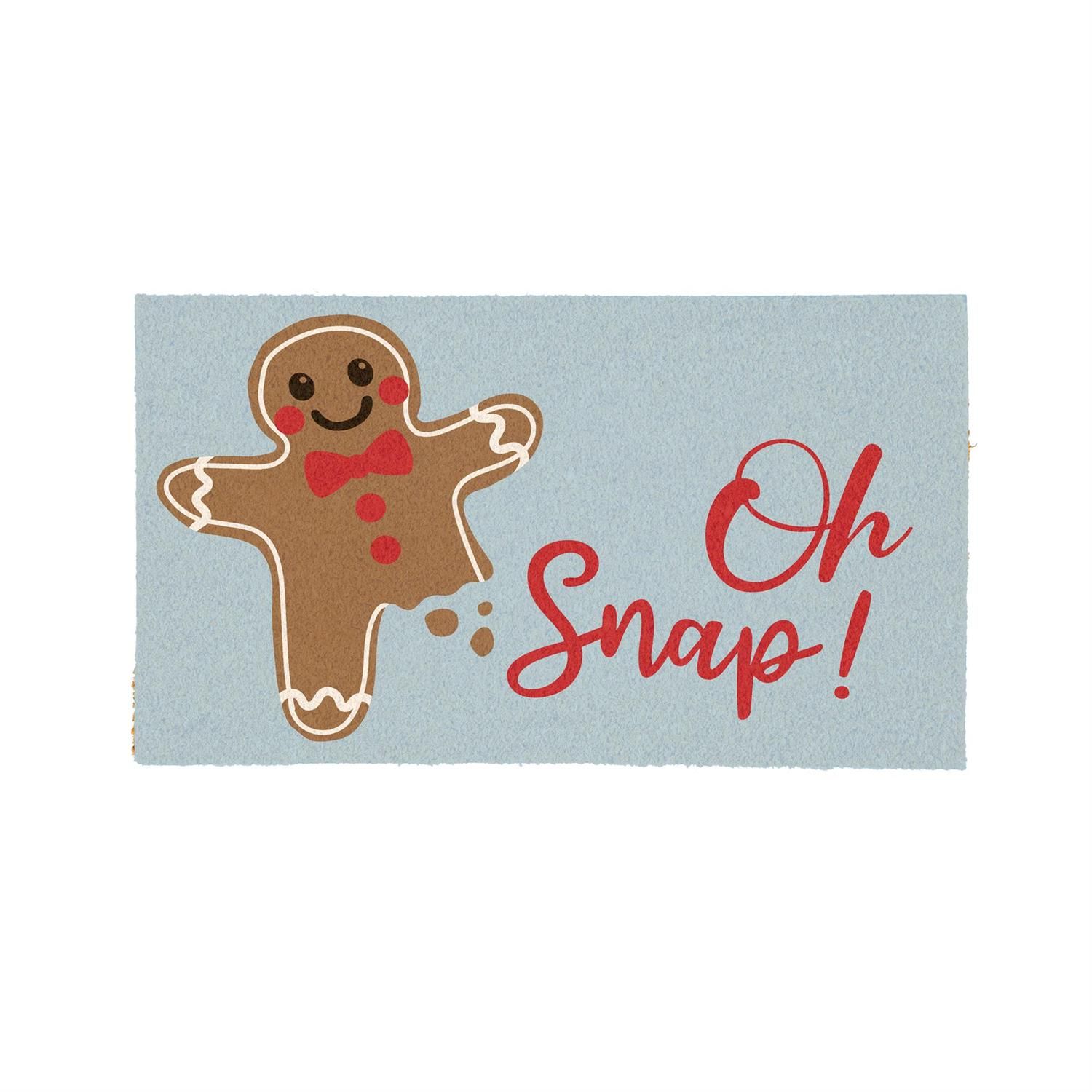 Coir Mat - Gingerbread Oh Snap
