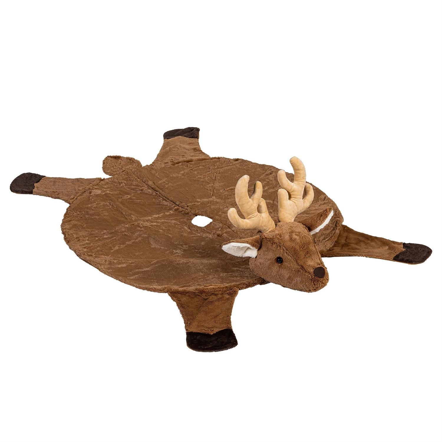 Deer Fabric Tree Skirt - 65"