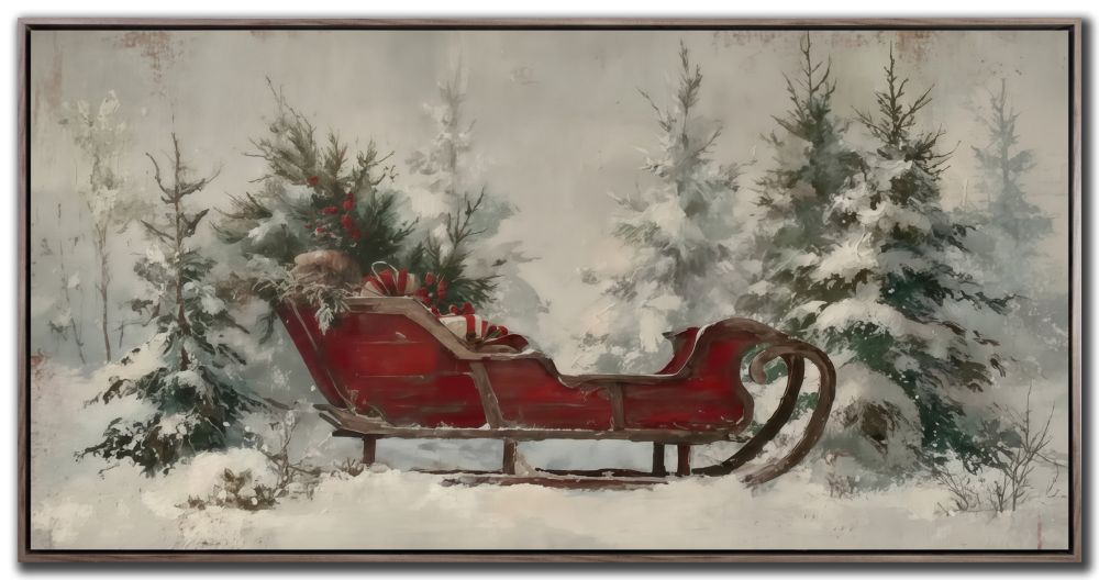 The Old Sleigh Ride - 24" X 48"