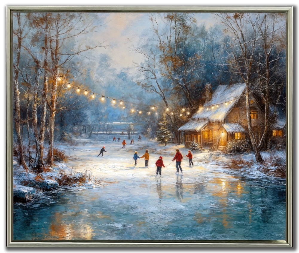 Ice Skating - 20" X 24"
