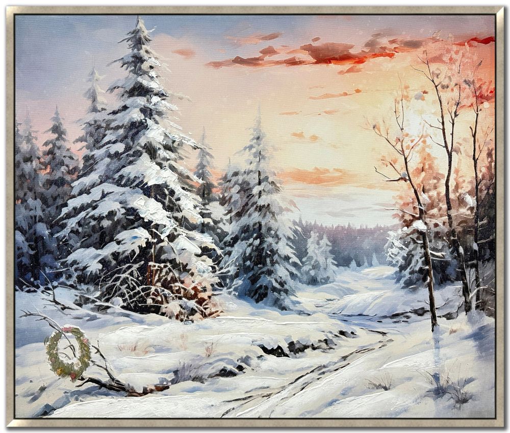 Trails of Winter - 20" X 24"