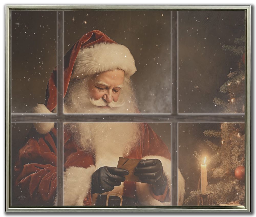 Sneaking Up On Santa - 20" X 24"