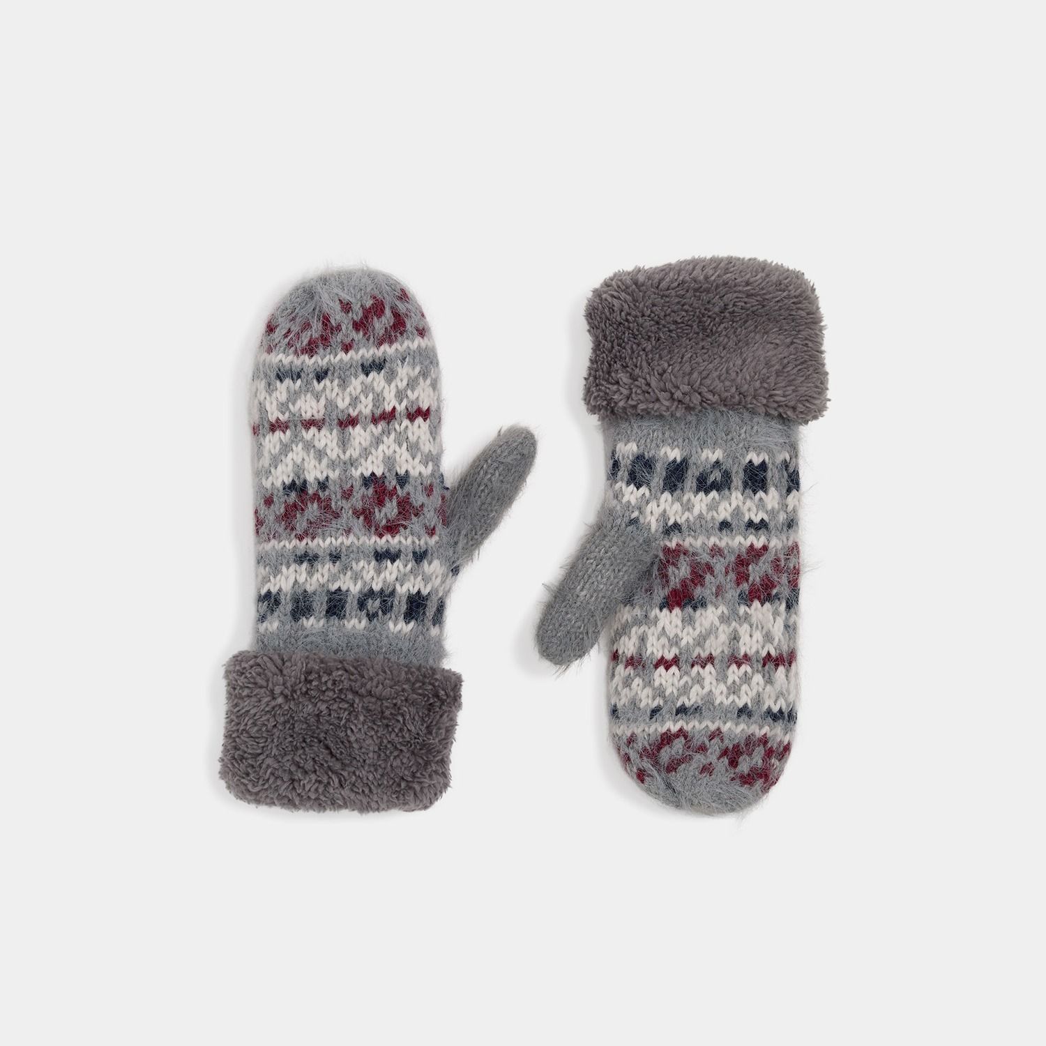 Powder Ridge Mittens - Grey