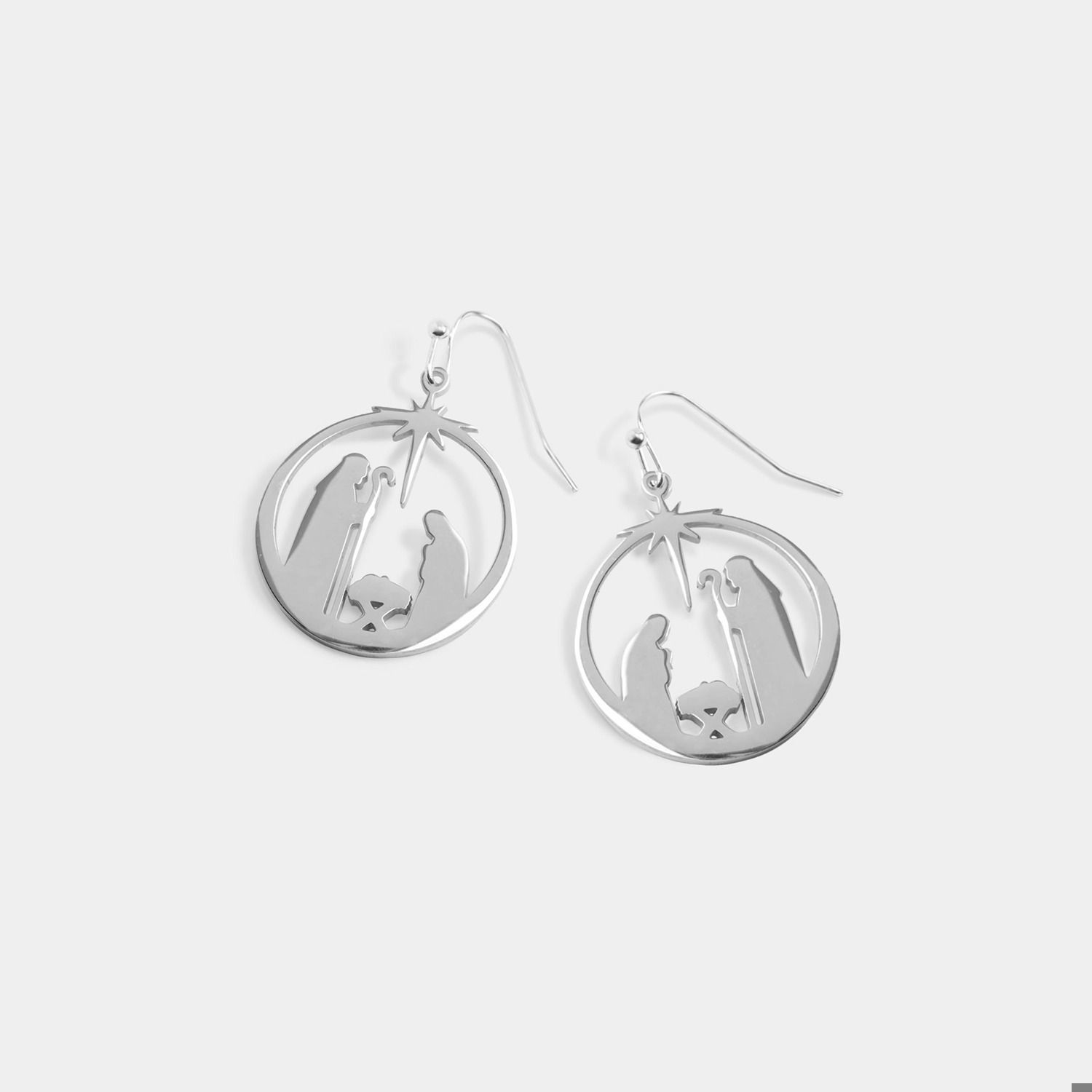 Whispers - Nativity Dangle - Silver