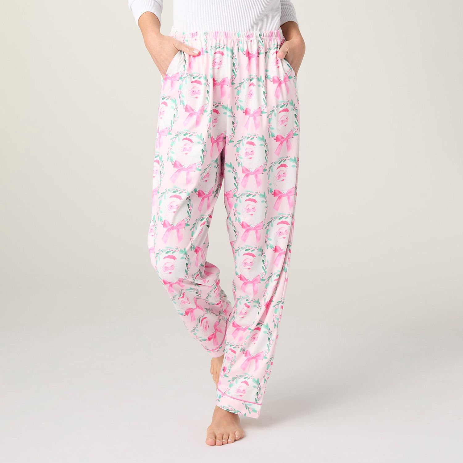 Dreamland Pants, Size: Small/Medium, Style: Blush Santa