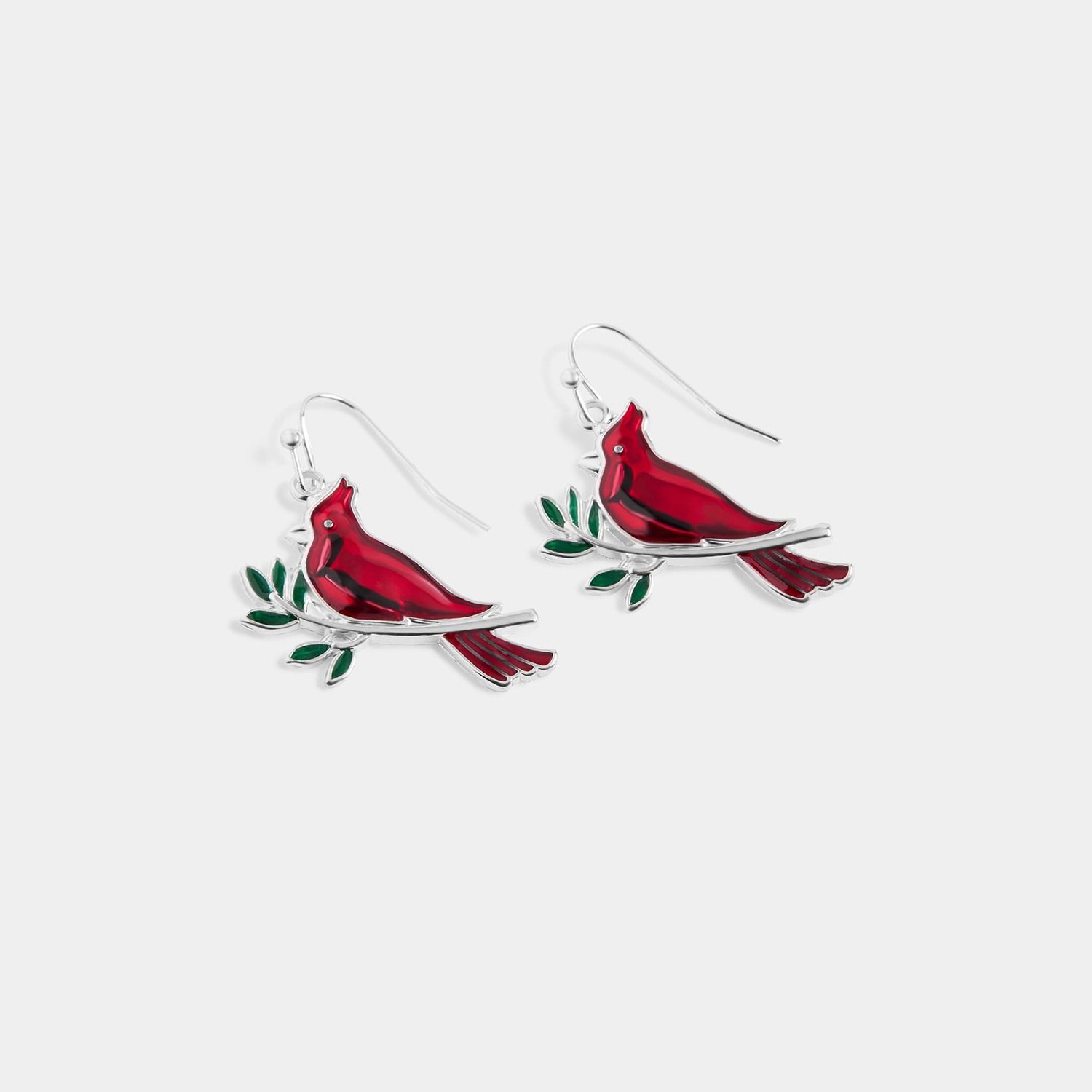 Whispers - Majestic Cardinal Dangle - Red