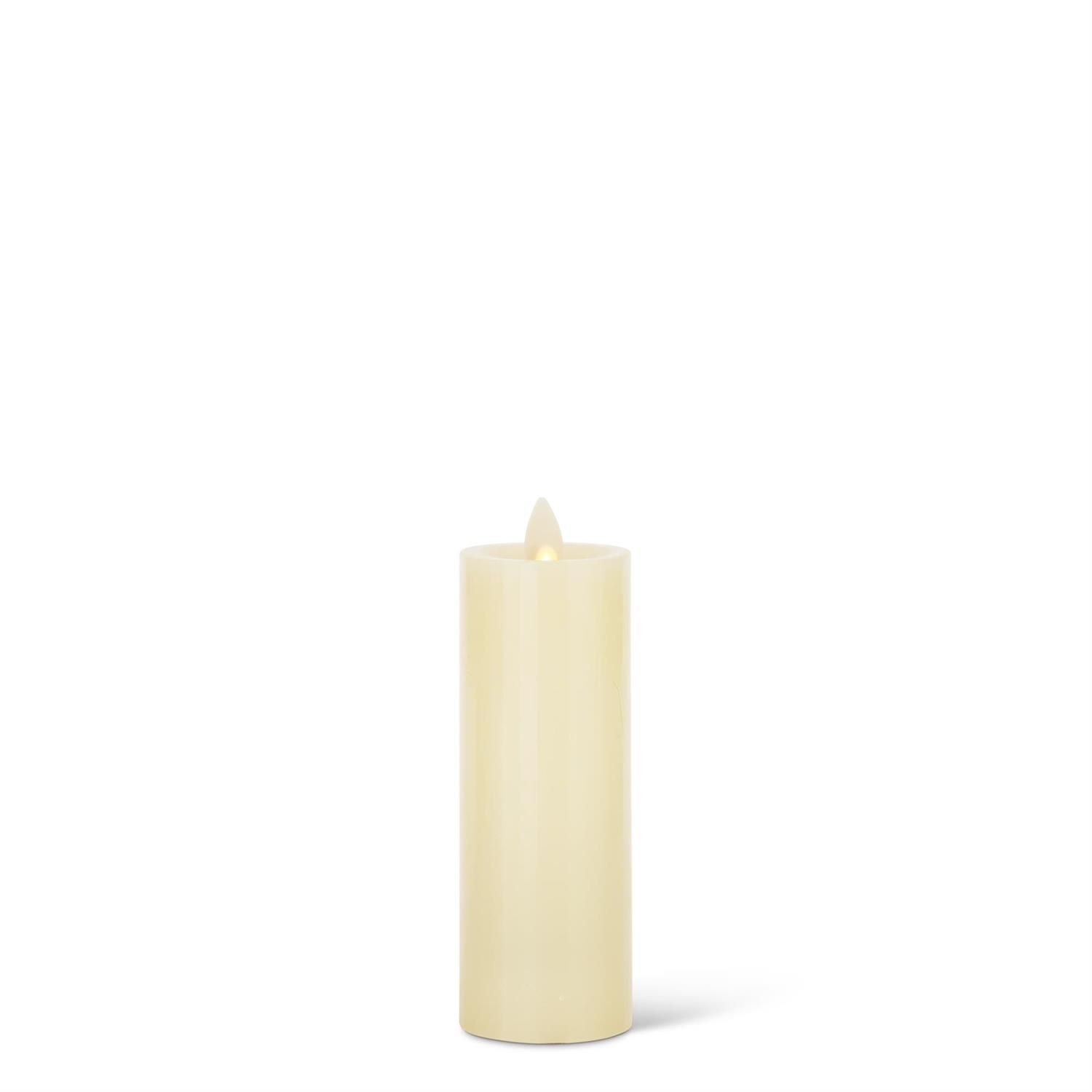 Luminara Ivory Wax Slim Indoor Pillar Candle - 2" X 6.25"