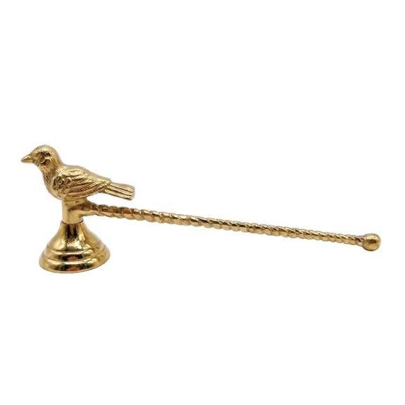 Candle Snuffer - Bird - Gold