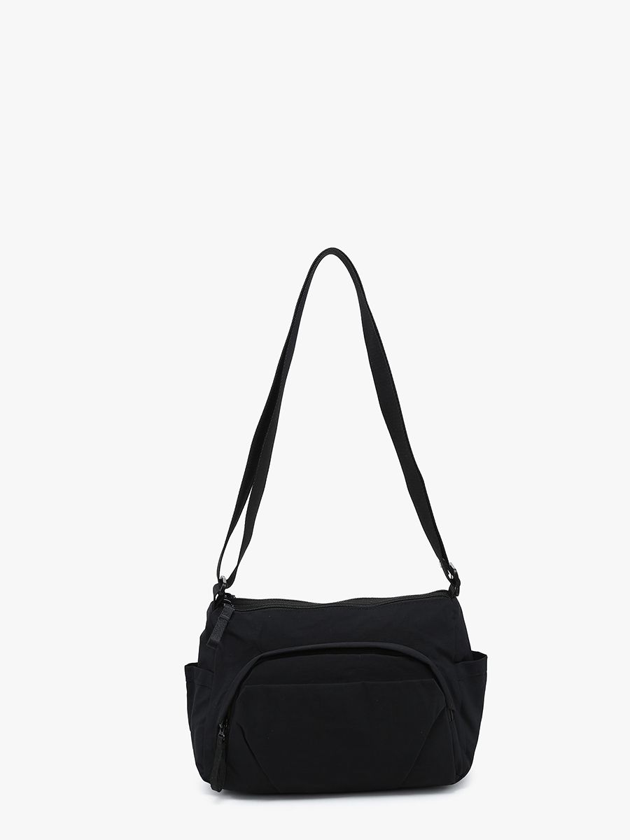 Arleth Nylon Crossbody, Color: Black