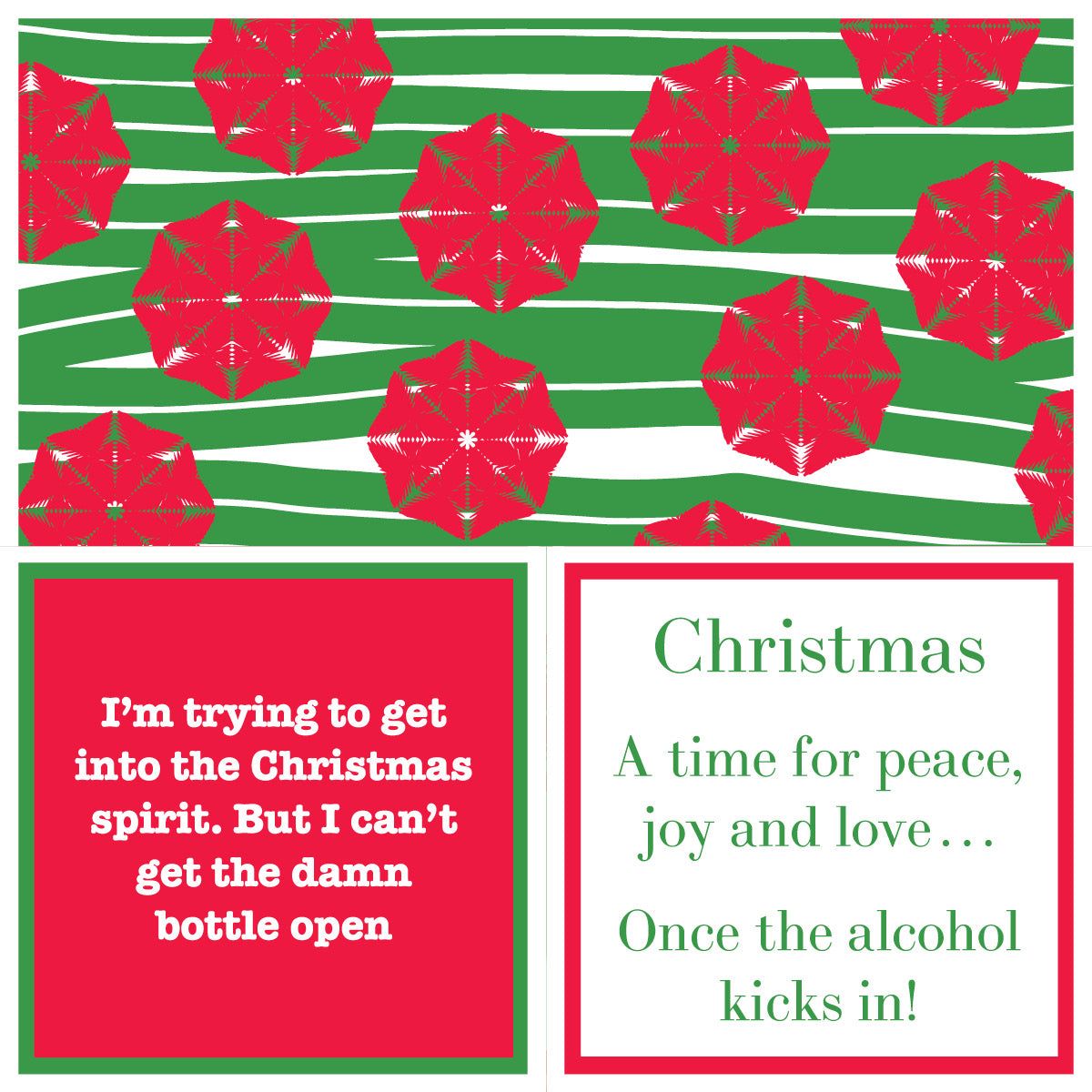 Napkin Xmas Kicks In