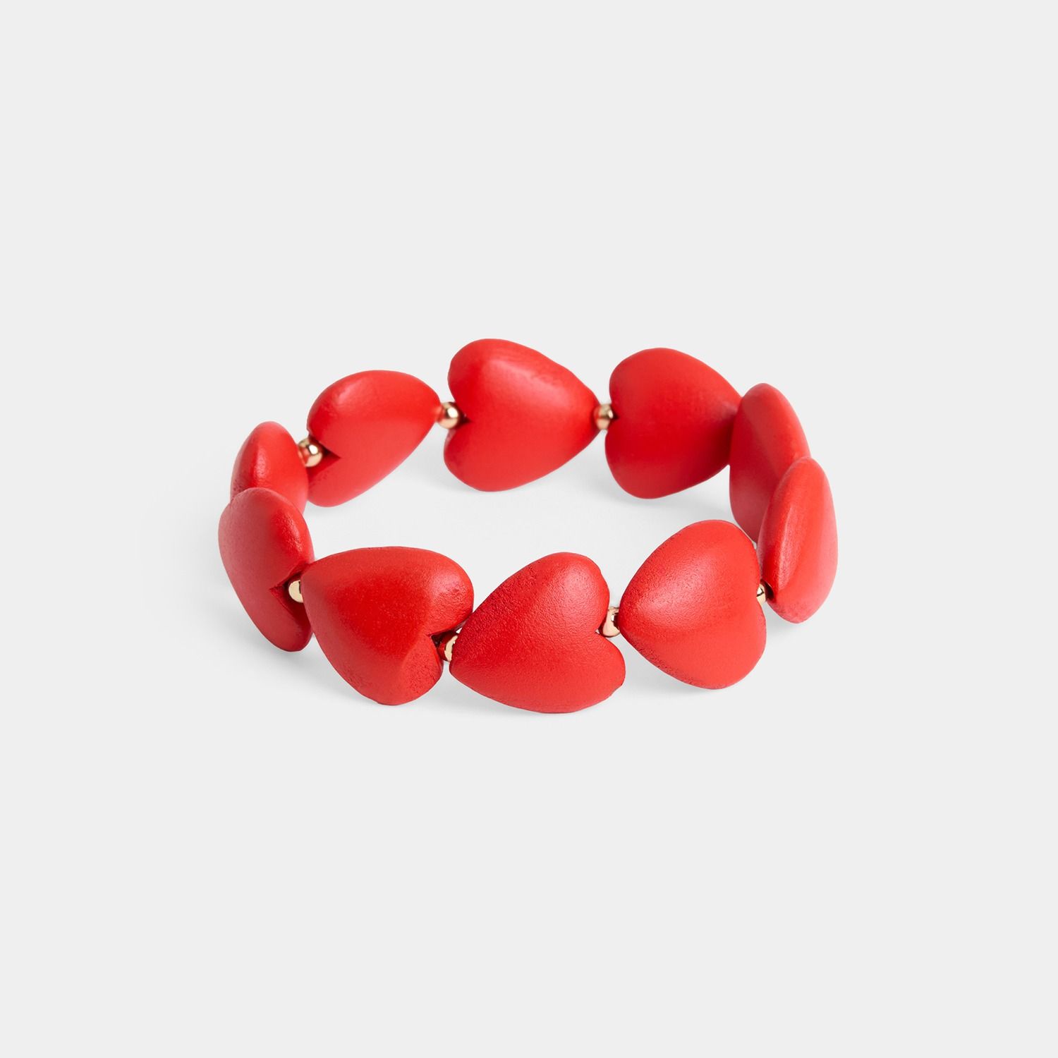 Be My Valentine Bracelet - Red Hearts