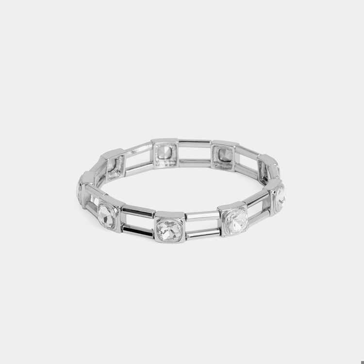 Gwendolyn Bracelet, Color: Double Silver