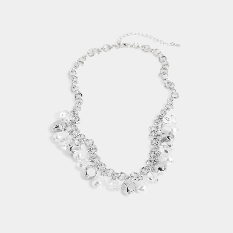 Lumina Necklace, Color: Silver