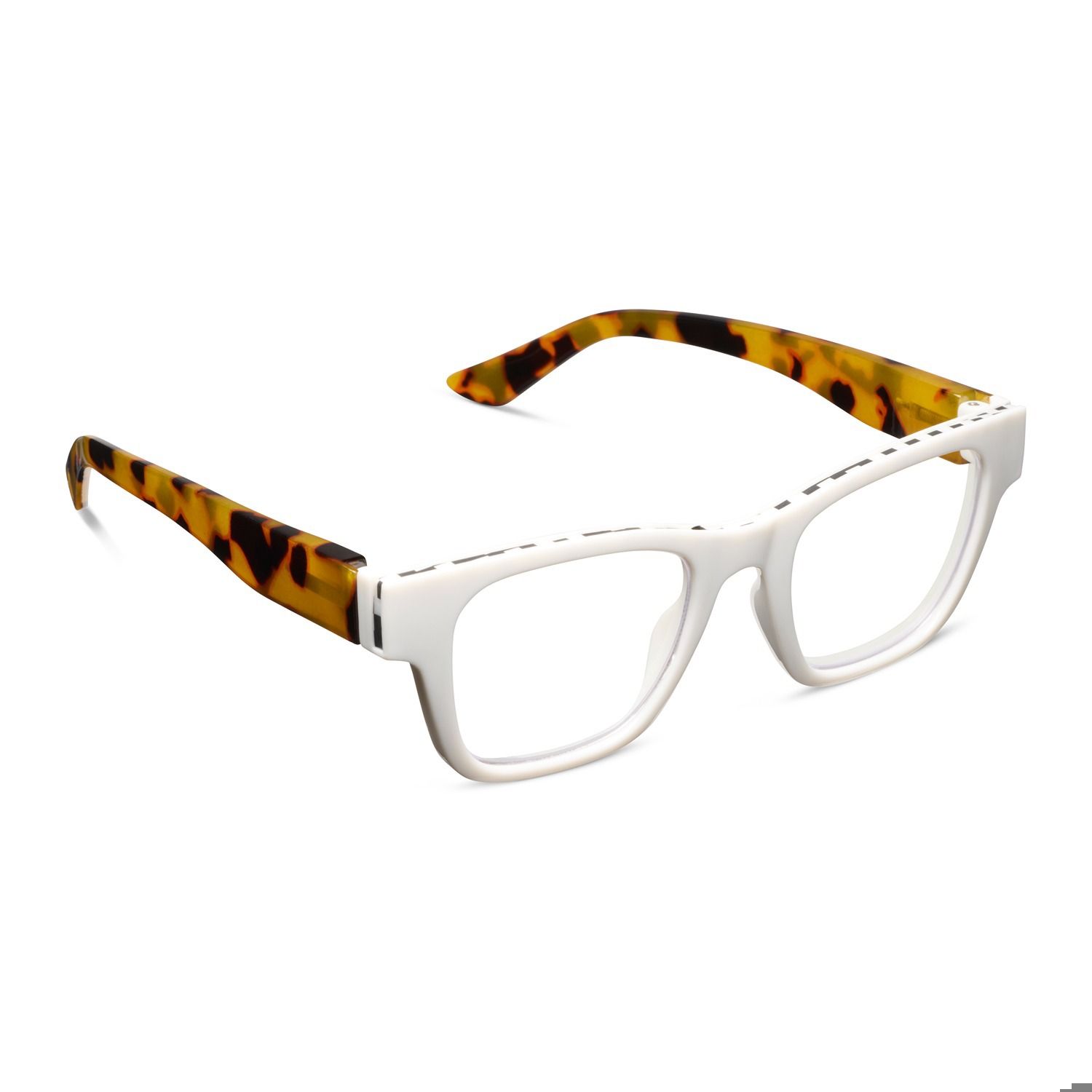 Peepers - Bernadette, Color: White/Tokyo Tortoise, Strength: +0.00