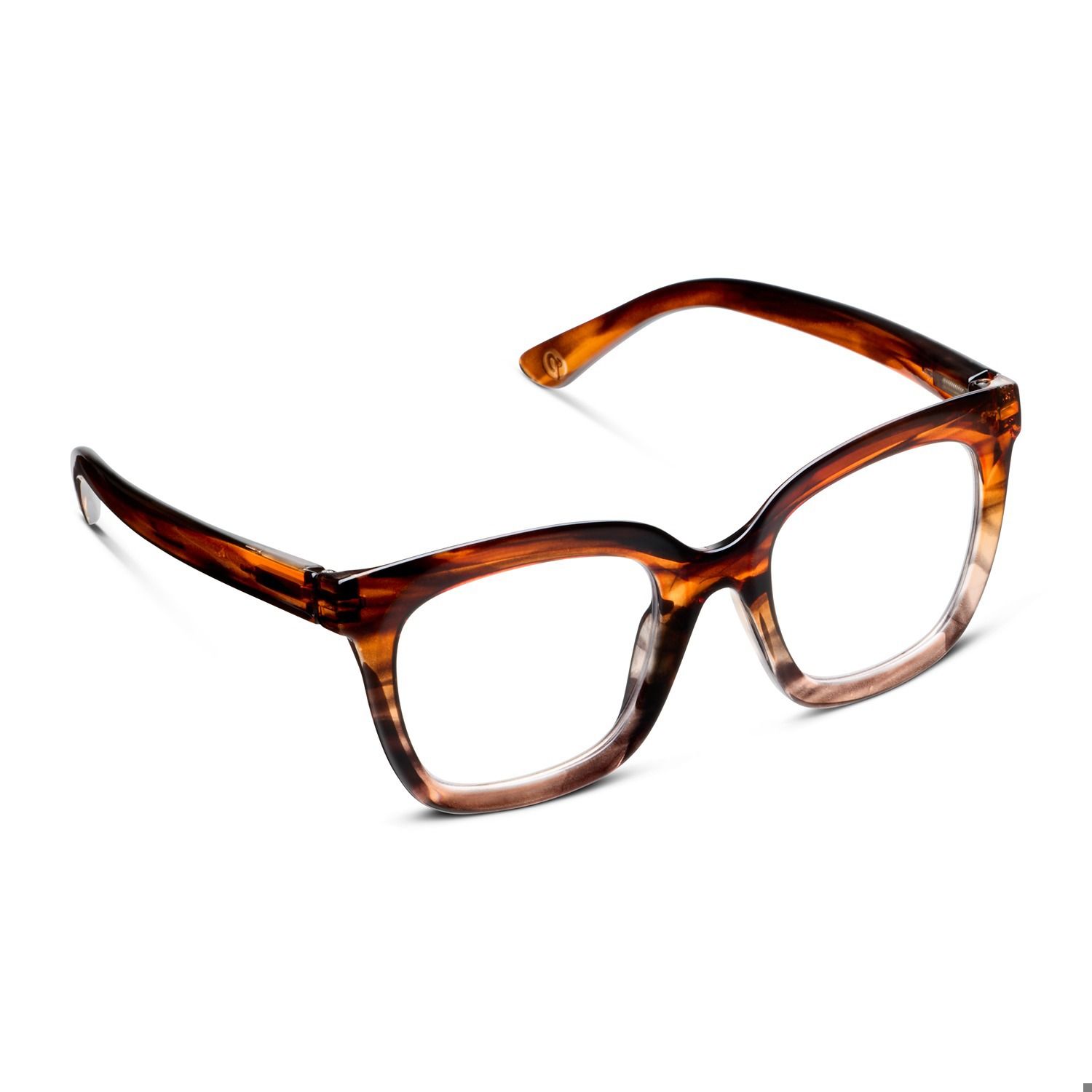 Peepers - Cleo, Color: Brown Ombre Horn, Strength: +0.00