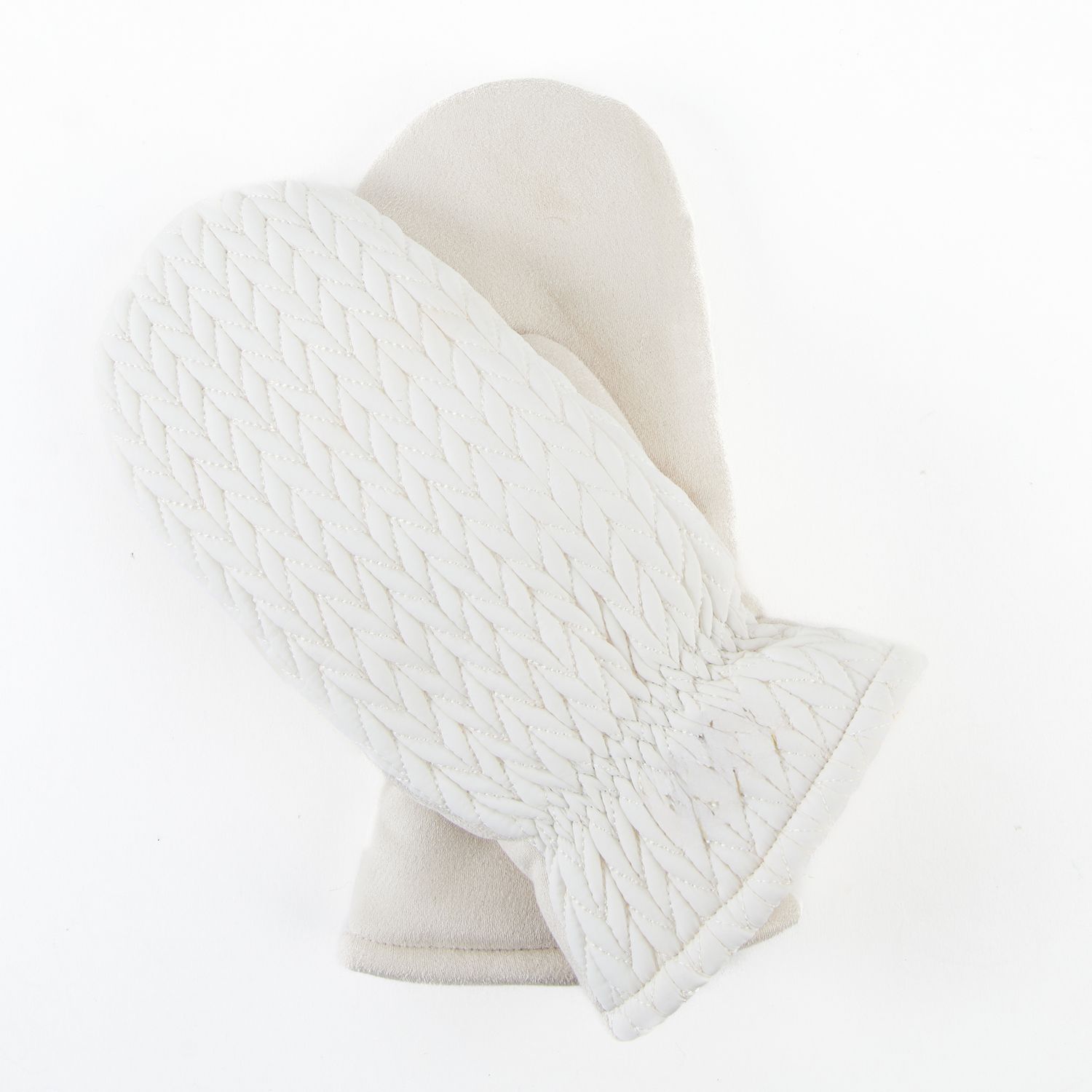 Shay Chevron Mittens, Color: Cream