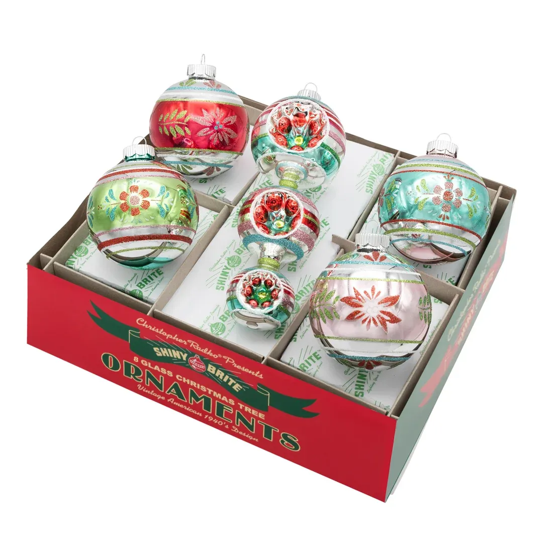 Festive Fete 3.25" Decorated Round W/ 7" Shape 5 Count