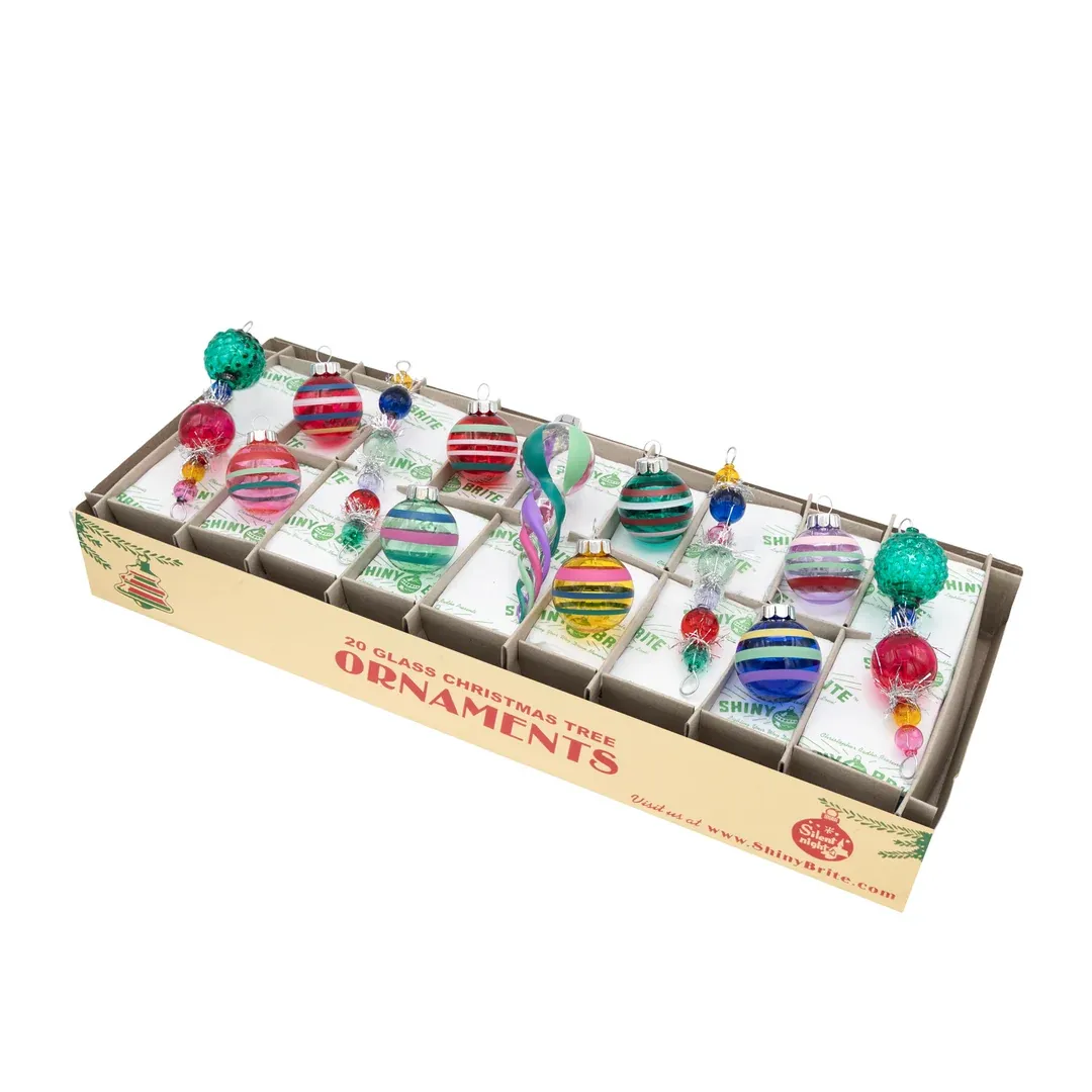 Vivid Vintage  4" Icicles W/ 1.25" Rounds 13 Count