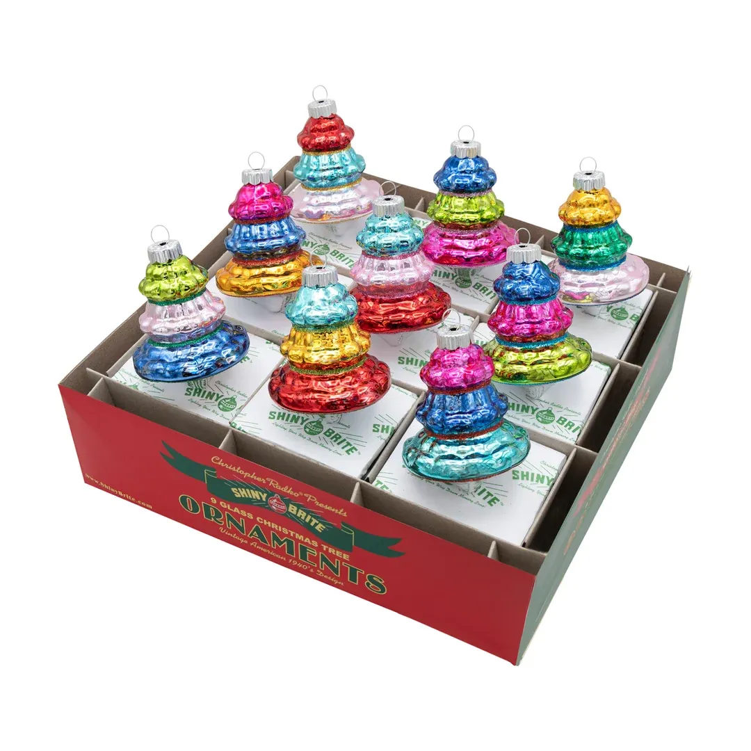 Christmas Confetti  2.5" Shapes 9 Count