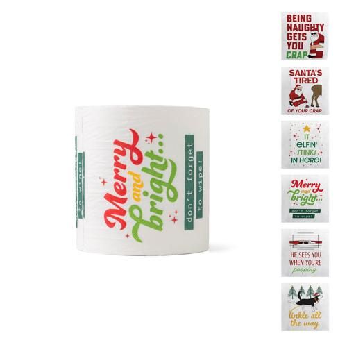North Pole Plumbing Co. Holiday Toilet Paper - 6 Styles - Sold Individually