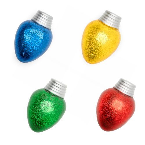 Goolala Squishies Christmas Light Bulb - 4 Styles - Sold Individually