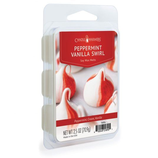 Wax Melt - 2.5oz - Peppermint Vanilla Swirl