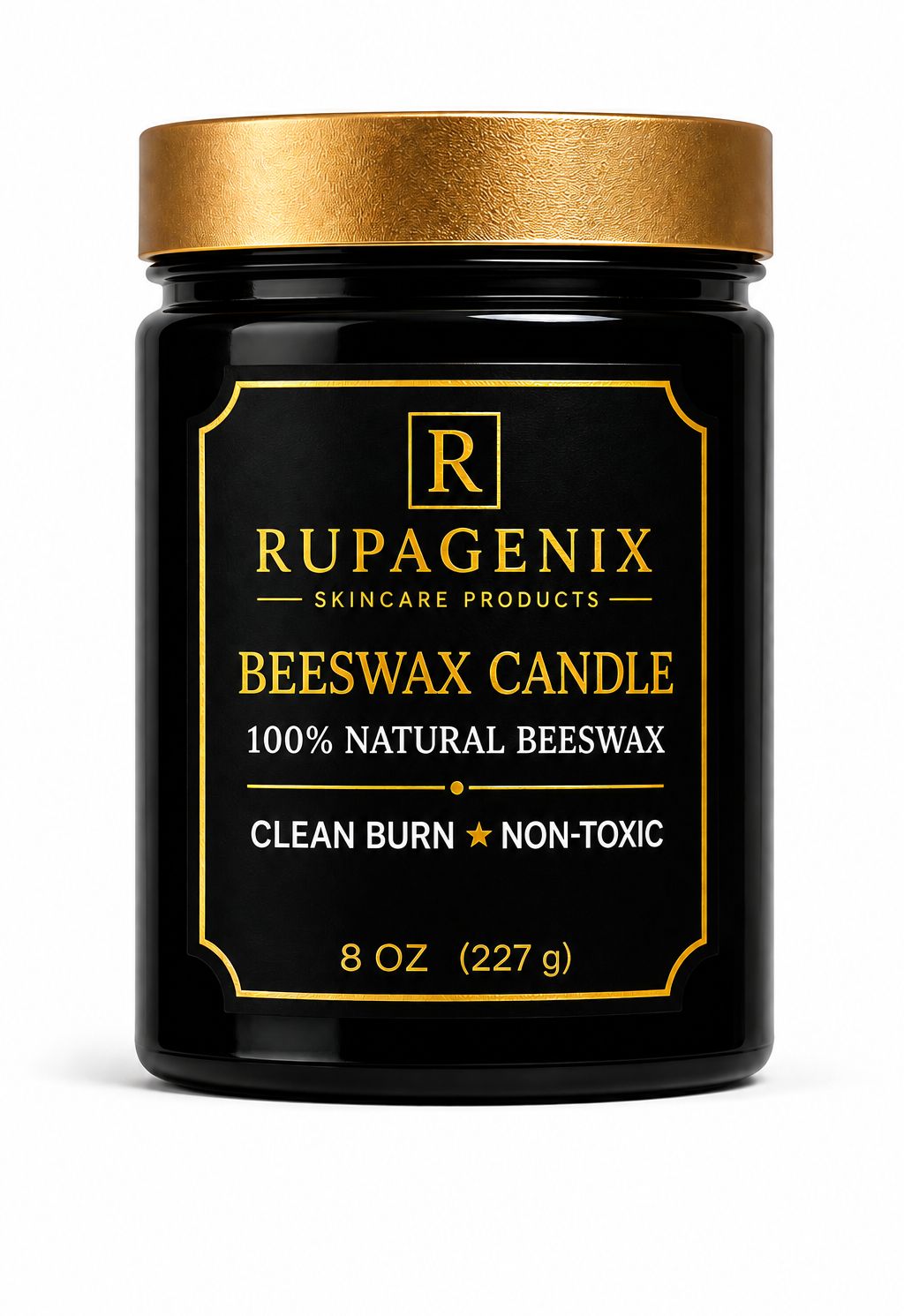 RupaGenix Skincare 100% Beeswax Candle (8 OZ)