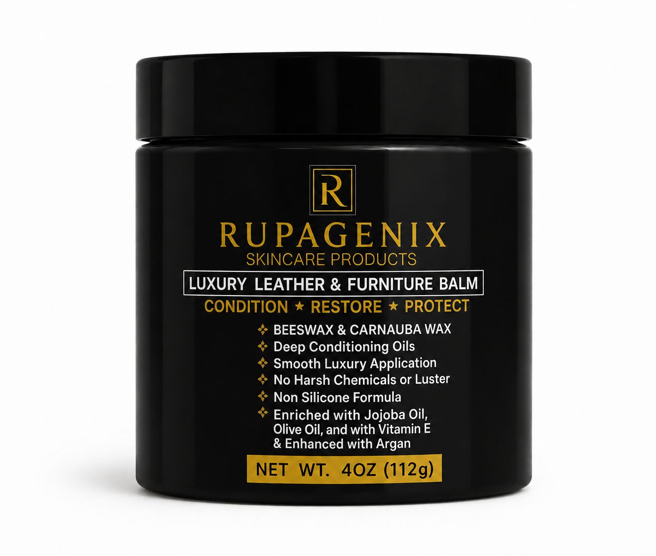 RupaGenix Skincare Leather &amp; Furniture Balm (4 OZ)