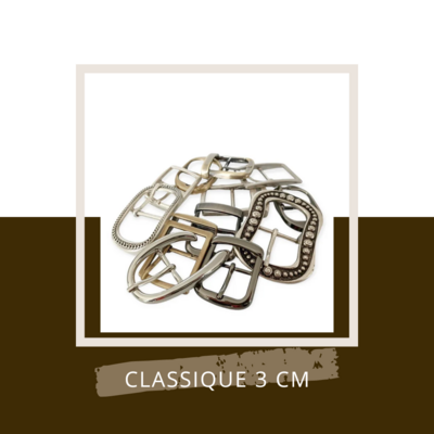 BOUCLES DE CEINTURE AJUSTABLES EN LAITON MASSIF