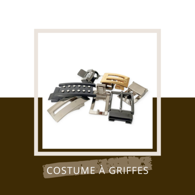 BOUCLES DE CEINTURE AJUSTABLES À GRIFFE