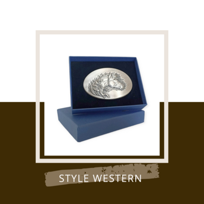 BOUCLES DE CEINTURE AJUSTABLES STYLE WESTERN