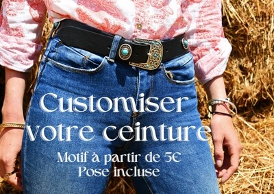 Customiser votre ceinture
