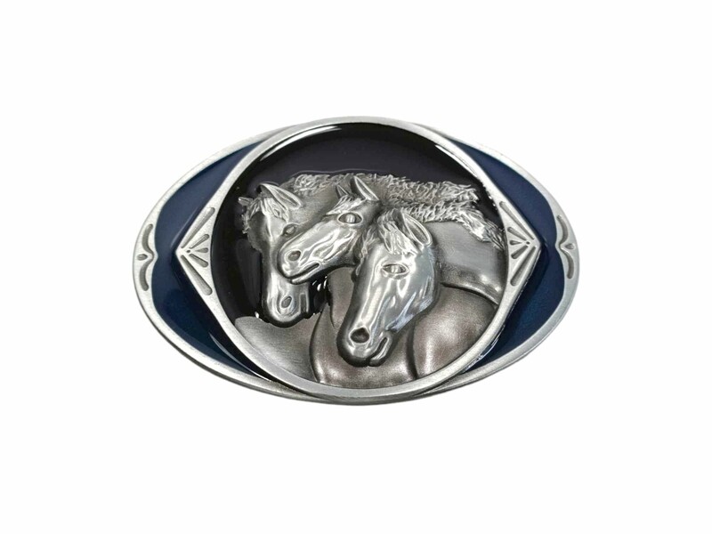 BOUCLE DE CEINTURE CHEVAUX