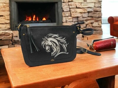 PETIT SAC BANDOULIÈRE CUSTOM CHEVAL by S.A.P.