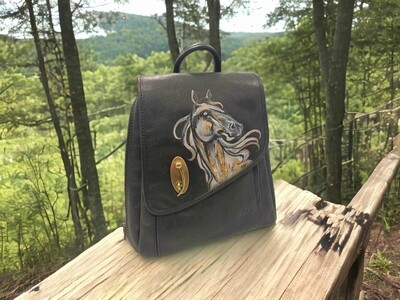 SAC À DOS CUSTOM TÊTE DE CHEVAL by S.A.P.